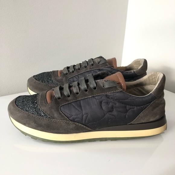 Brunello Cucinelli techno fabric suede sneakers - Picture 3 of 5